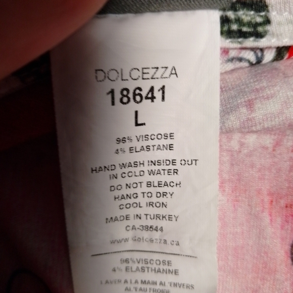 Simply Art By Dolcezza Top colorful floral Abstract Woman Size Large Stretchy - Picture 4 of 5